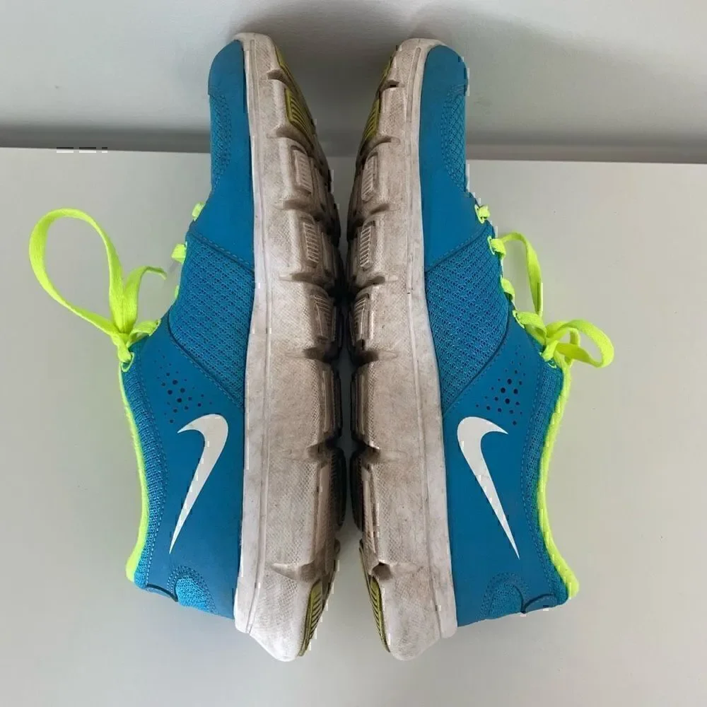 Nike Womens Flex Experience RN Running Shoes Size 7.5 Athletic Blue Sneakers - Picture 7 of 9